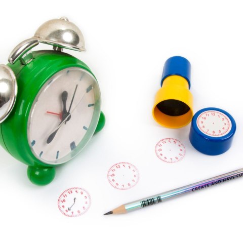 Zestaw pieczątek STEMPEL DO NAUKI ZEGARA Kidea (SNZKA)