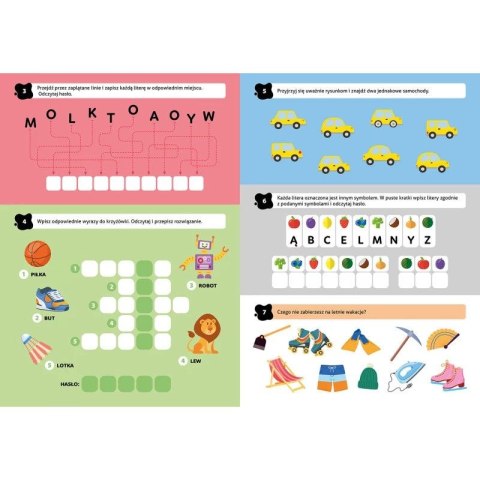 Książka dla dzieci 100 zadań dla bystrzaków Aksjomat