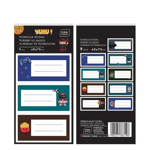 Naklejka (nalepka) na zeszyt GIRLS Interdruk