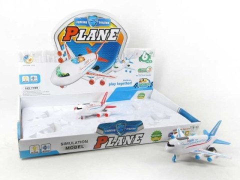 Samolot światło i dźwięk, 17,5cm Bigtoys (BSAM0261)