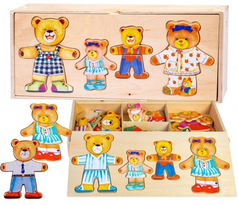 Układanka drewniana Miś Anek (SPW83594)