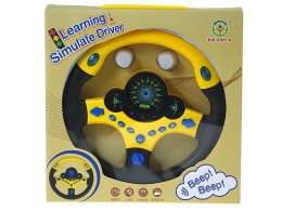 Zabawka dźwiękowa kierownica na baterie Adar (606562)