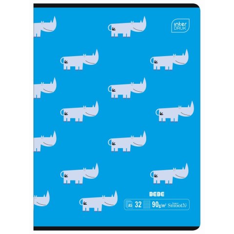 Zeszyt BEBE KIDS A5 32k. 90g trzy linie Interdruk