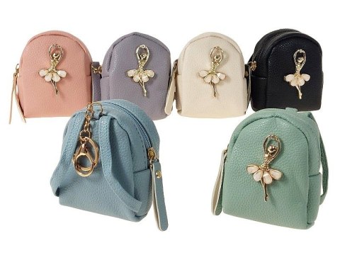 Brelok plecak 10x8x4cm, zapinany zamkiem błyskawicznym Adar (628038)