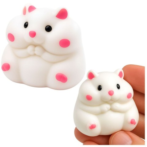 Gniotek Miękki Chomik Sensoryczny Antystersowy Squishy Biały 5cm Best Way (27280)