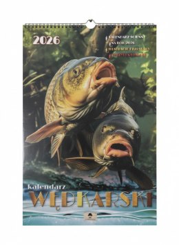 Kalendarz ścienny Wędkarski 320mm x 470mm Pan Kalendarzyk (A3 V.6)