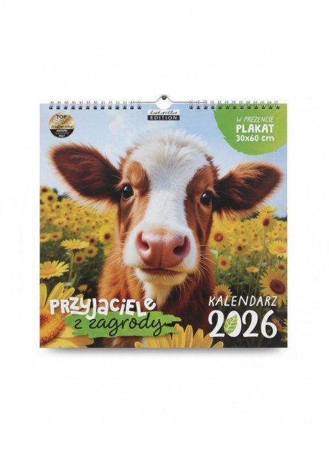 Kalendarz ścienny classic Q Kukartka (Q 365 DNIPRZYJACIELE ZAGRODY)