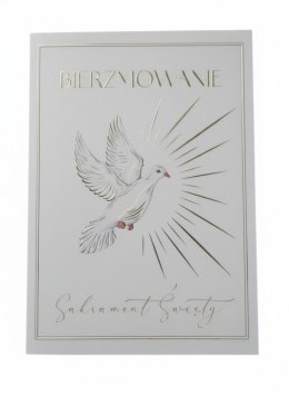 Kartka składana Bierzmowanie gołąb A5 Henry (5905701483259)