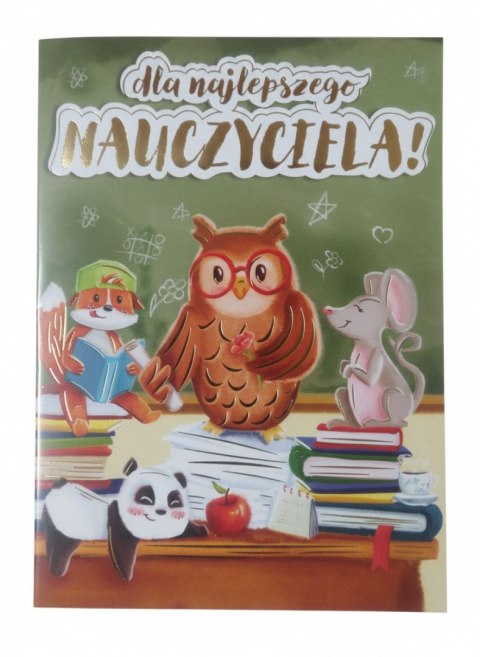 Kartka składana B6 Koniec roku szkolnego Henry (5905701489954)