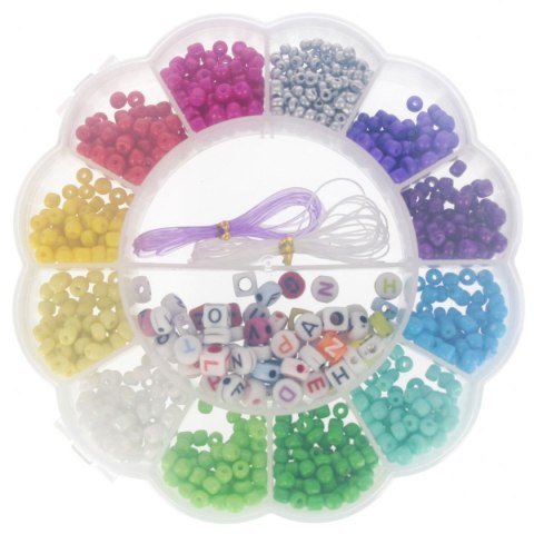 Koraliki dla dziewczynki Koraliki do nawlekania Mega Creative (543667)