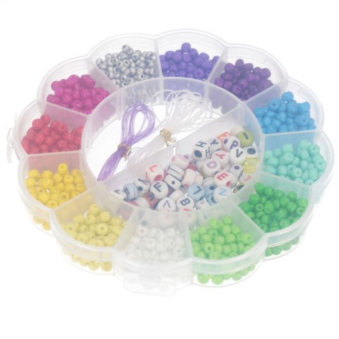 Koraliki dla dziewczynki Koraliki do nawlekania Mega Creative (543667)