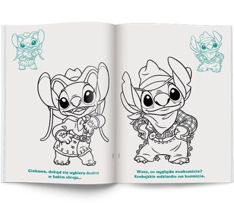 Książka dla dzieci Stitch. Kolorowanka z Naklejkami Ameet (NA 9141)