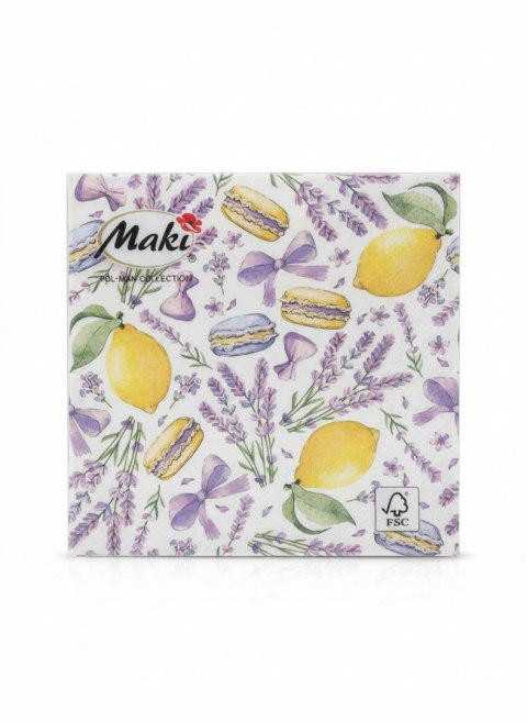 Serwetki Coctail mix nadruk papier [mm:] 250x250 Pol-Mak (CD)