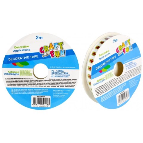 Taśma ozdobna 2x10 [mm x m] mix Craft With Fun (480014)