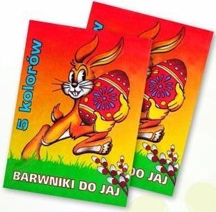 Barwniki do jajek wielkanocnych Koloron 5 kolorów