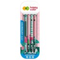 Długopis wymazywalny Afrykańskie wkład niebieski 0,5mm Happy Color (HA 4120 01AF-3)