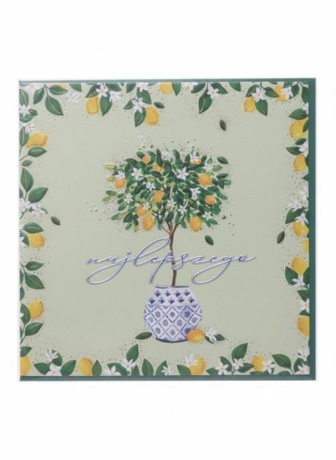 Kartka składana kw KW DRZEWKO CYTRYNOWE Henry (5908451980948)