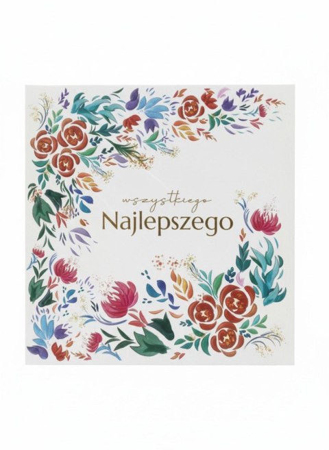 Kartka składana kw KW RETRO KWIATY Henry (5908451980597)