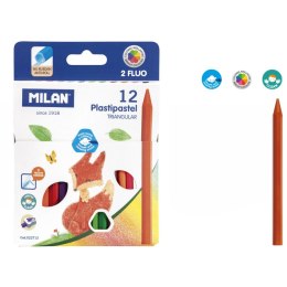 Kredki świecowe 12 kol. Milan (022T12)