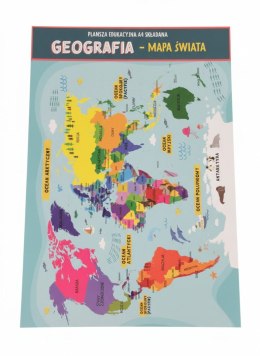 Książeczka edukacyjna KARTA EDUKACYJNA GEOGRAFIA ŚWIAT Henry (5905701489879)