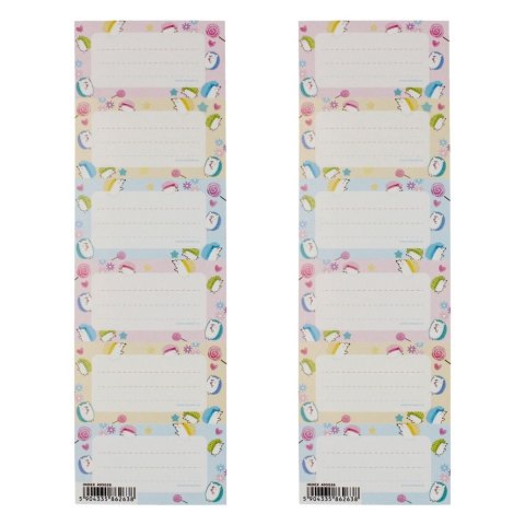 Naklejka na zeszyt Pastel 1 Starpak (495026)