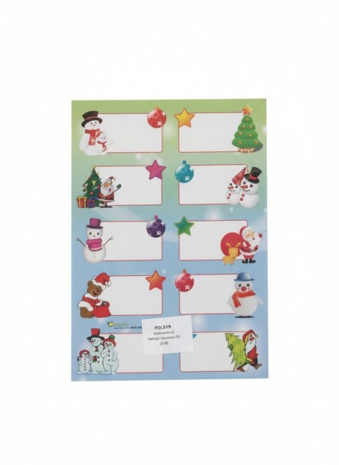 Naklejka (nalepka) blister 2 szt Polsyr (D2)