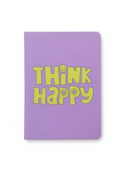 Notes (notatnik) THINK HAPPY.. A5/96 = A4 96k. linia Sadpex (110034)