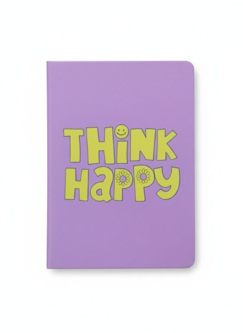 Notes (notatnik) THINK HAPPY.. A5/96 = A4 96k. linia Sadpex (110034)
