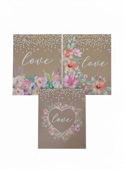 Torba prezentowa A4 wzorki [mm:] 260x320x 100 Lean (22241)