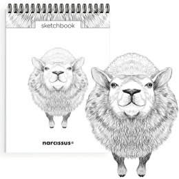 Blok artystyczny szkicownik owca A5 120g 60k Narcissus