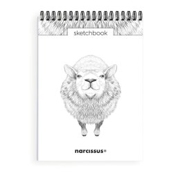 Blok artystyczny szkicownik owca A5 120g 60k Narcissus