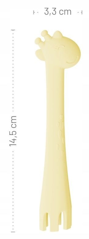 Gryzaczek łyżeczka żyrafa żółta Giligums (GG58398)