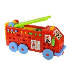 Klocki konstrukcyjne Ciężarówka Straż Pożarna 35 elementów Bączek/Tupiko (CSP 5791)