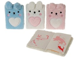 Notes (notatnik) pluszowy, mix B6 krata [mm:] 190x140 Adar (601741)