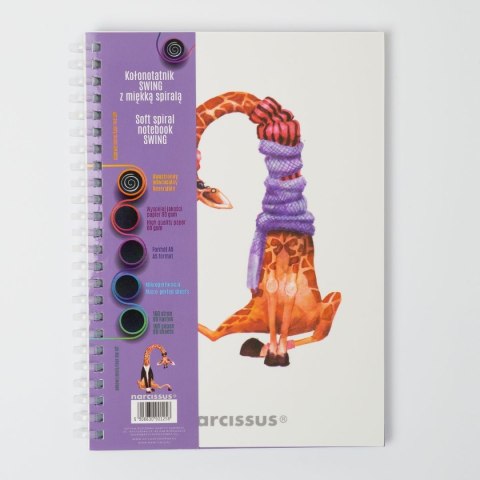 Notes (notatnik) A5 zyrafa 80k. krata Narcissus