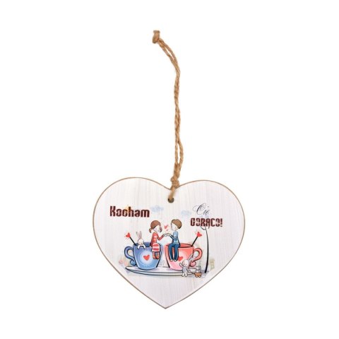 Ozdoba drewniana tabliczka dekoracyjna duża Arpex (WA6430)