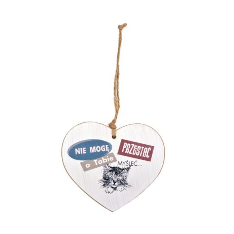 Ozdoba drewniana tabliczka dekoracyjna duża Arpex (WA6430)