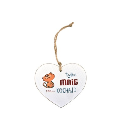 Ozdoba drewniana tabliczka dekoracyjna duża Arpex (WA6430)