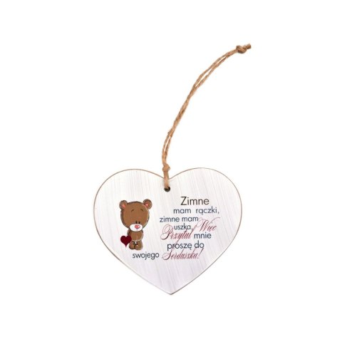 Ozdoba drewniana tabliczka dekoracyjna duża Arpex (WA6430)