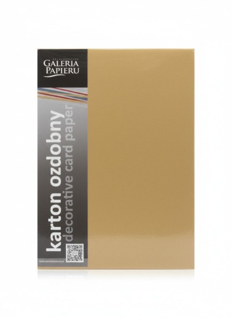 Papier ozdobny (wizytówkowy) pearl A4 ZŁOTY 210g Galeria Papieru (205454)