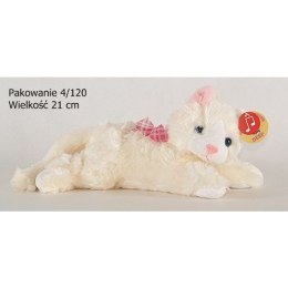 Pluszak Kotek mały kremowy leżący Deef (03492)