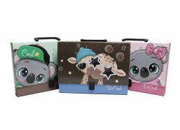 Teczka kartonowa na zatrzask BE COOL z rączką 4cm A4 mix VauPe (304/95)