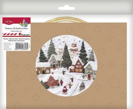 Zestaw kreatywny Craft-Fun Series Zestaw do haftowania - świąteczna wioska Titanum (25YY0512(1-6#))