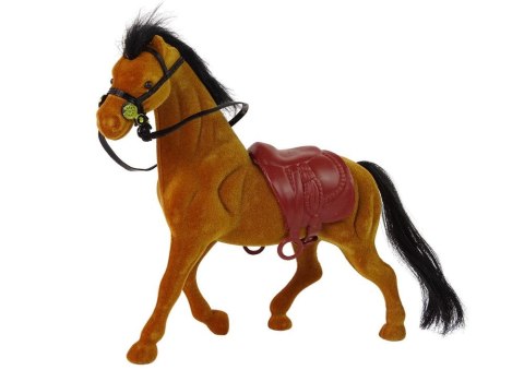 Figurka koń brązowy 17cm Lean (13377)