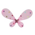 Kostium Wróżki Strój Przebranie Motyla Różowy Skrzydła Lean (17924)