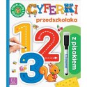 Książka dla dzieci 1, 2, 3. Cyferki przedszkolaka z pisakiem. Piszę, liczę i zmazuję Aksjomat