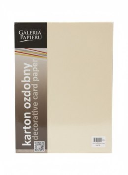 Papier ozdobny (wizytówkowy) A4 nature beżowy 220g Galeria Papieru (204756)
