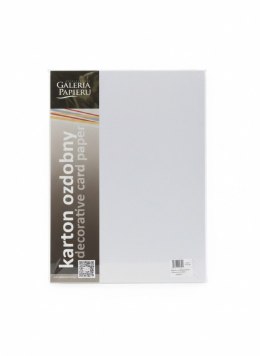 Papier ozdobny (wizytówkowy) A4 pearl diamentowa biały 210g Galeria Papieru (205451)