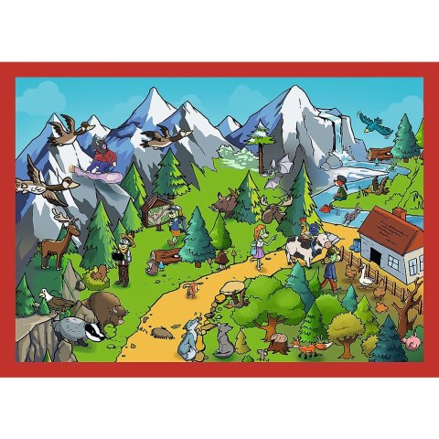 Puzzle Trefliki Podróże 4 el. Trefl (34675)