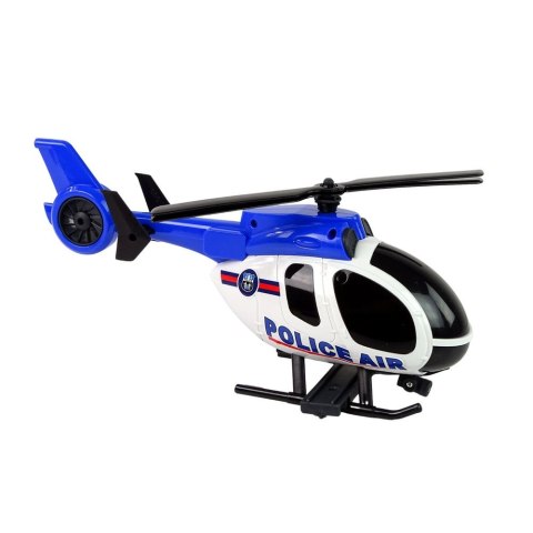 Samochód policyjny Zestaw Pojazdów Helikopter Auto Lean (12963)